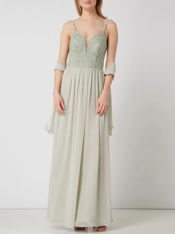Mascara Abendkleid Mit Ziersteinen – Mint 5