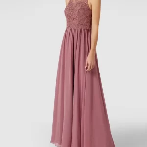 Laona Abendkleid Mit Ziersteinen Und Floralen Stickereien – Altrosa 13