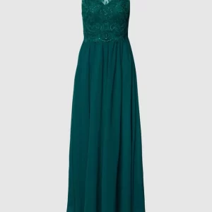 Laona Abendkleid Mit Ziersteinen Und Floralen Stickereien – Grün 9