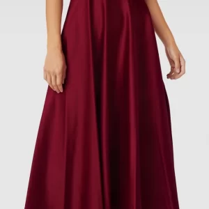 Jake*s Cocktail Cocktailkleid Mit Verstellbaren Trägern – Kirschrot 11