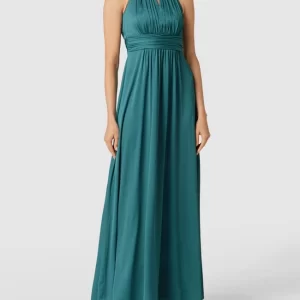 Jake*s Cocktail Abendkleid Mit Amerikanischem Ausschnitt – Smaragdgrün Meliert 13
