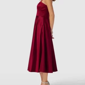 Jake*s Cocktail Cocktailkleid Mit Verstellbaren Trägern – Kirschrot 13