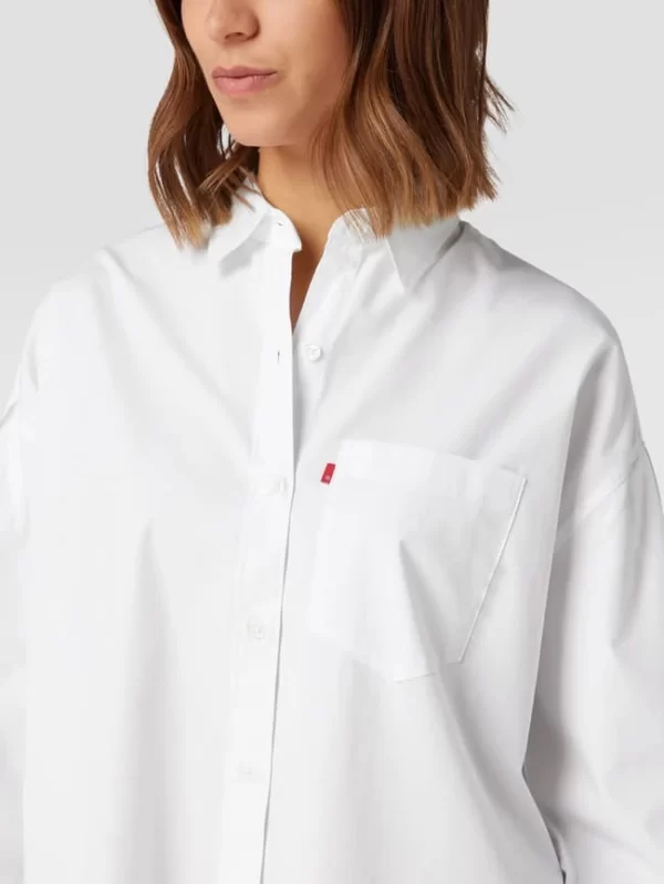 Levi’s® Hemdblusenkleid Mit Brusttasche – Weiß 4
