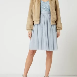 Jake*s Cocktail Cocktailkleid Aus Mesh Mit Pailletten-Applikationen – Hellblau 18