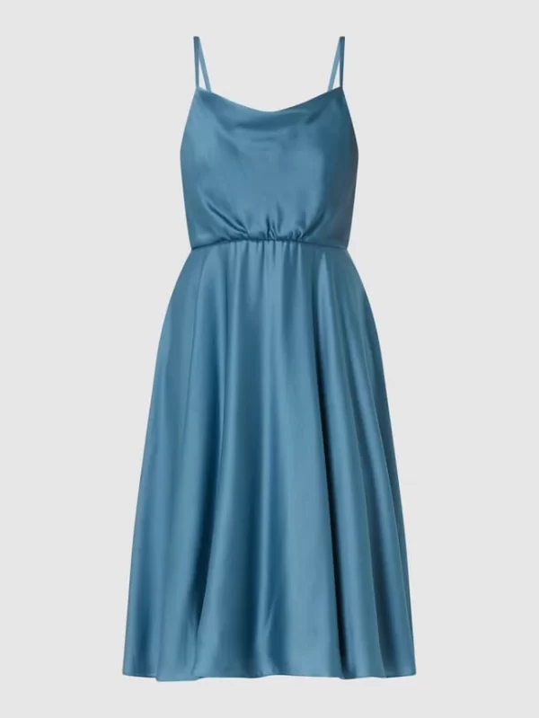 Jake*s Cocktail Cocktailkleid Aus Satin – Smaragdgrün Meliert 3