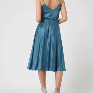 Jake*s Cocktail Cocktailkleid Aus Satin – Smaragdgrün Meliert 12